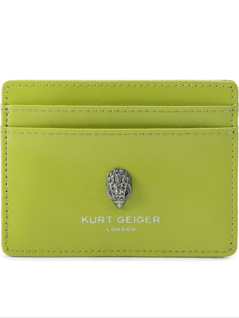 Kurt Geiger Lime Green Card Holder Wallet